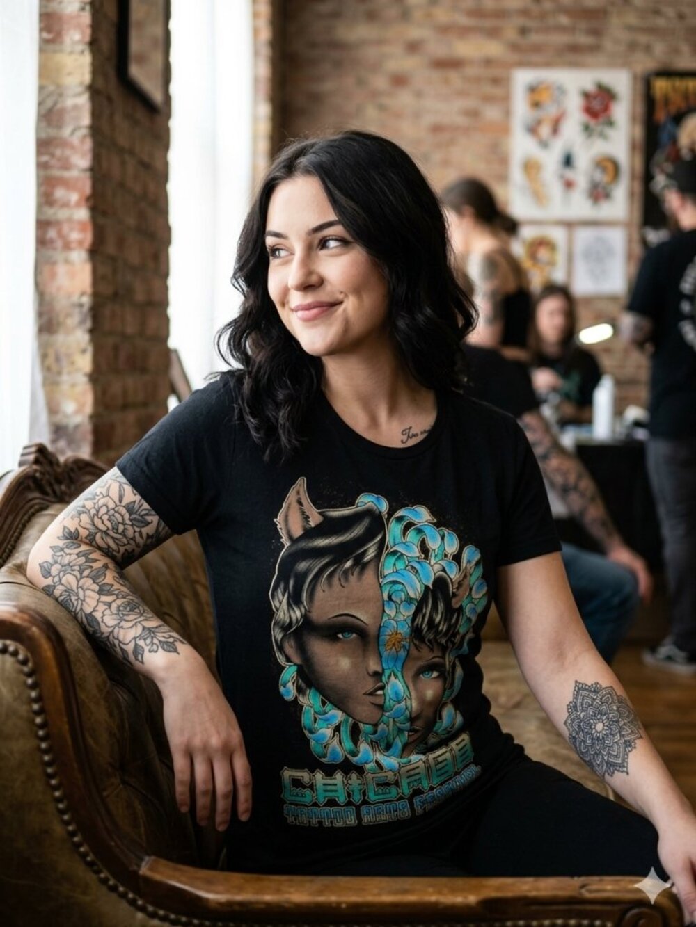 Official Villain Arts Chicago Tattoo Arts Festival Graphic Tee - Small